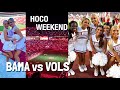 College Weekend in My Life | homecoming, Bama vs Vols, cheer practice