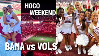 College Weekend in My Life | homecoming, Bama vs Vols, cheer practice