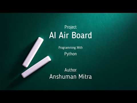 Air Board Demo - Draw on Air Using Your Hand Gestures