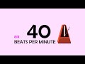 40 BPM 8 8 Metronome mp3