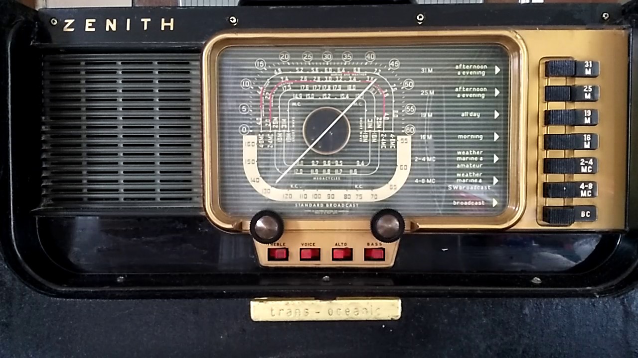 Zenith Trans Oceanic H500 Vintage Tube Radio