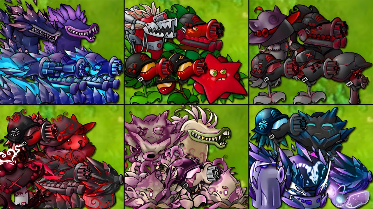 PVZ Fusion 2.8 Challenge - 5 All Team Family Plants Fusion Vs Ultimate ...