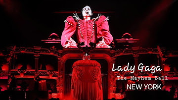 LADY GAGA THE MAYHEM BALL TOUR MADISON SQUARE GARDEN NEW YORK  🗽 LAST CONCERT 9/7