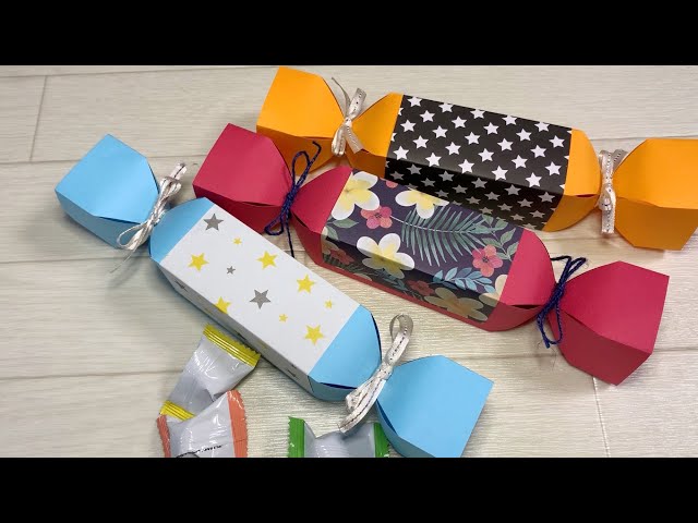手作りラッピング】すごく簡単♪プレゼントボックス☆キャンディ