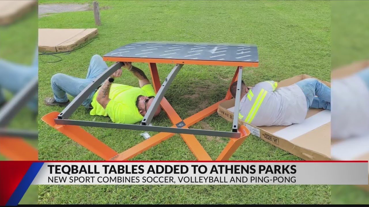 Here's what those curved tables are in Athens parks