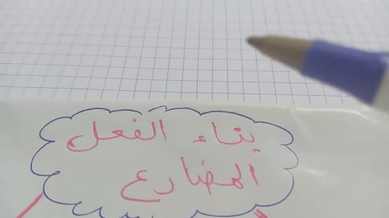 بناء   الفعل   المضارع   للسنة  3   متوسط