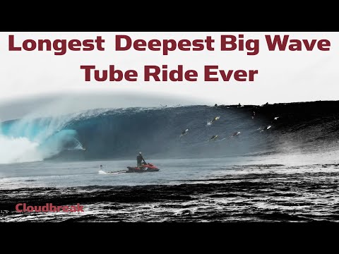 BEST BARREL EVER CLOUDBREAK VOLCOM MEGA SWELL Fiji Pro