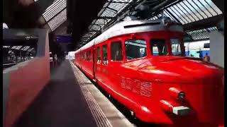 Fleche rouge à Zürich RAe 2/4 1001 - Rote Pfeil Im Zürich HB - Switzerland Amazing Historical Train