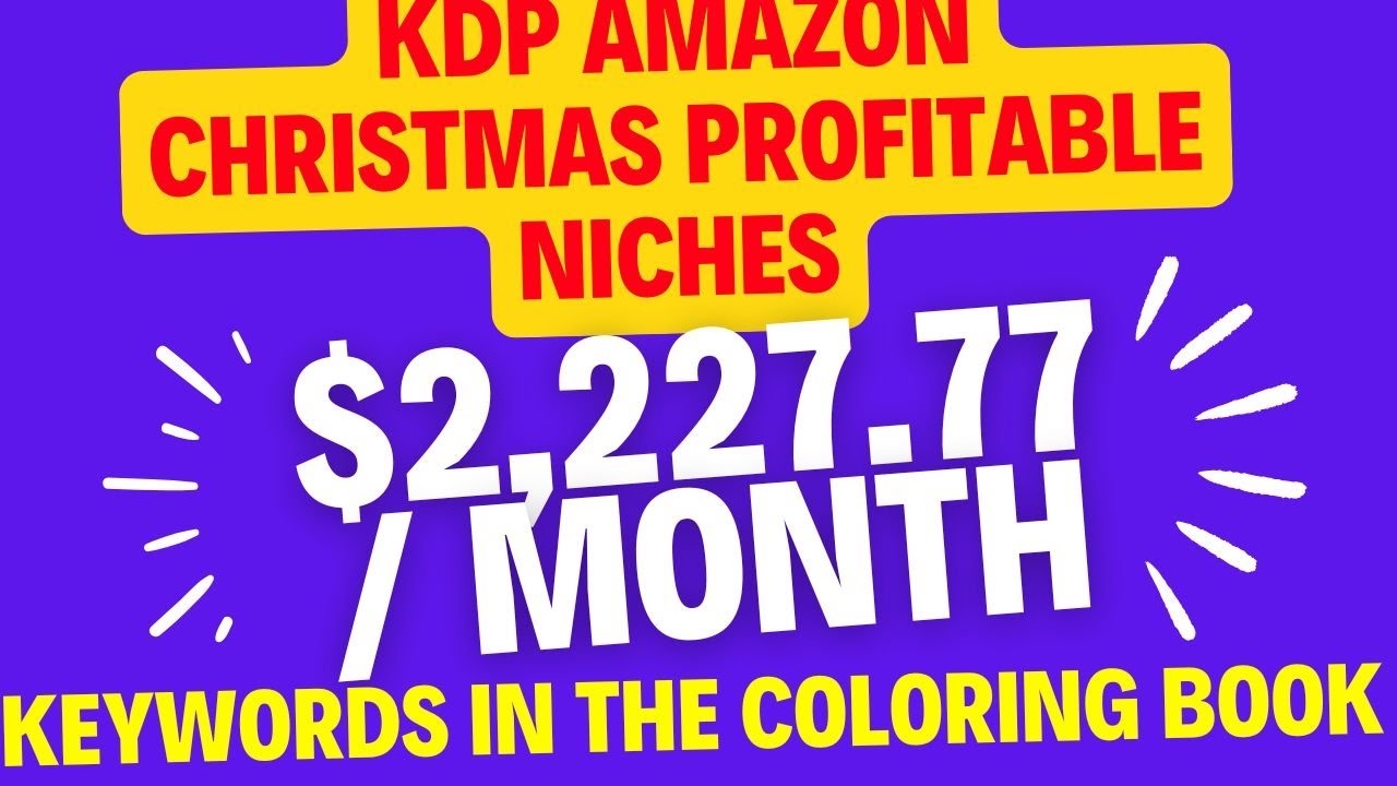 Amazon kdp Christmas Niches Coloring Book