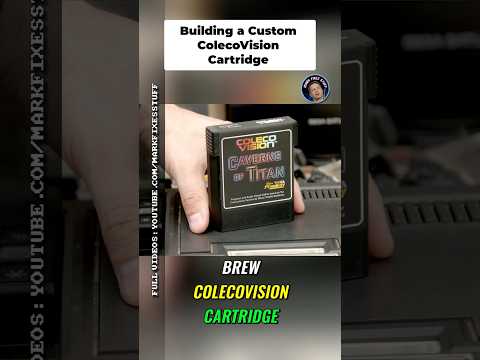 Building a Homebrew ColecoVision Cartridge #shorts