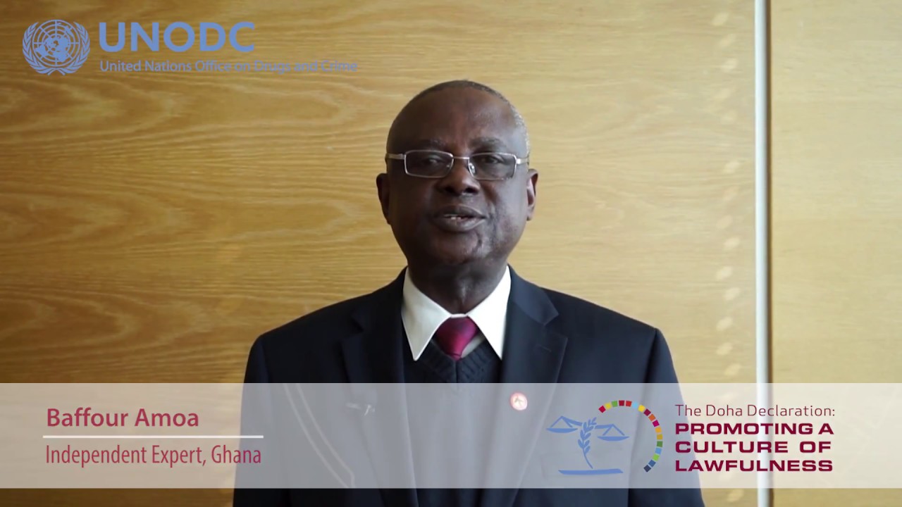 unodc homicide rates Education for Justice: Baffour Amoa, Independent Expert, Ghana