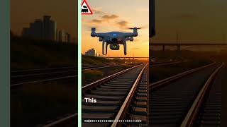 🚆 This Drone Replaces 20 Inspectors & Train Technology #RailwayInspection #safety #railway