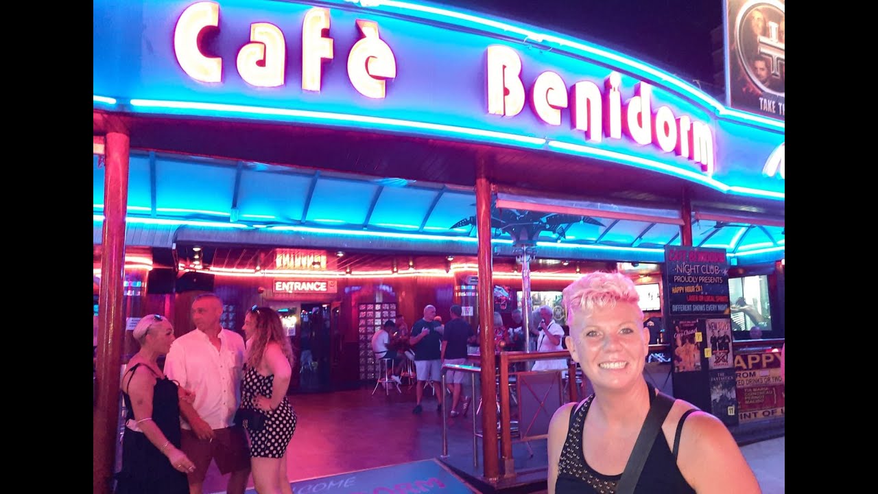 Benidorm Cafe B and Cabaret bars reopen the strip and square YouTube