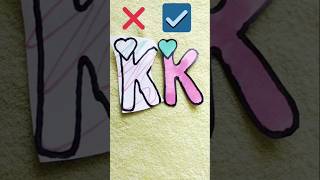 K Before vs After 🔥#art #diy #fun #drawing #colorful #shortvideo #funny #shorts #coloring #ytshorts