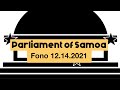 Gambar cover Parliament of Samoa 12.14.2021