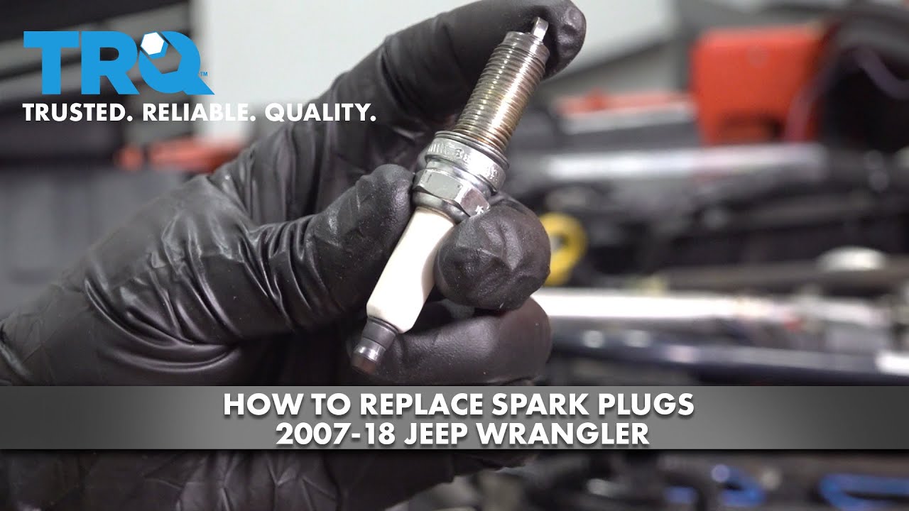 How to Replace Spark Plugs 2007-18 Jeep Wrangler - YouTube