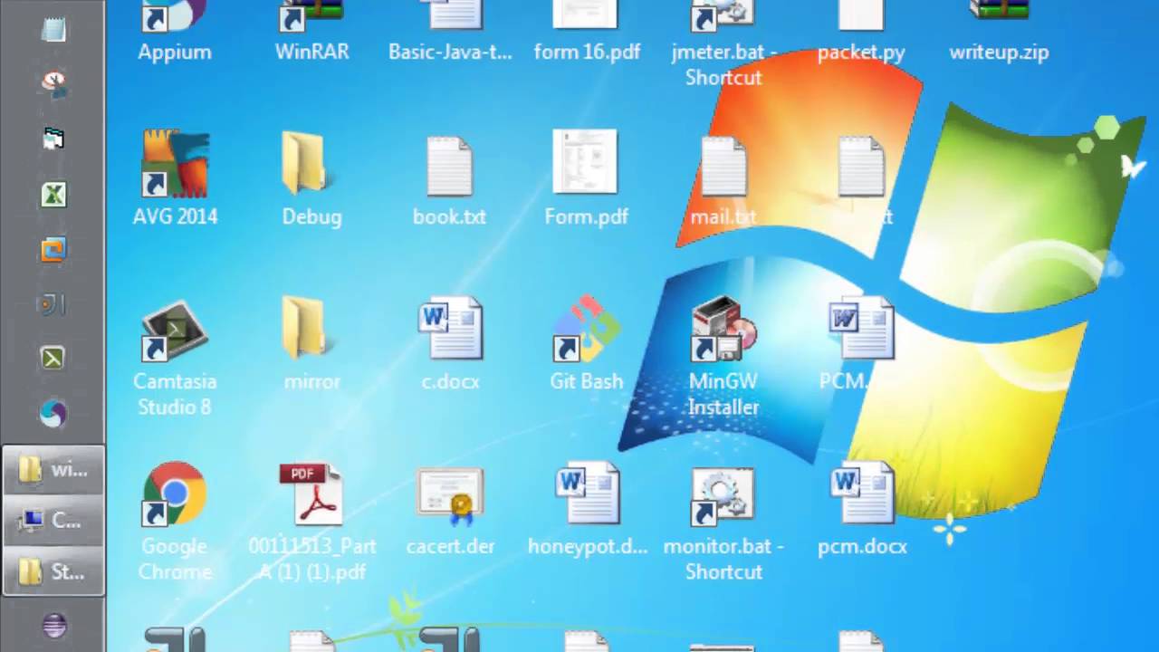 come riorganizzare la barra degli strumenti all'interno di Windows 7