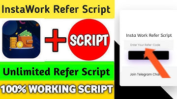 Instawork App Refer Bypass Script | new app refer script | refer script today | Script today