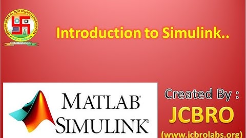 Introduction to Simulink...