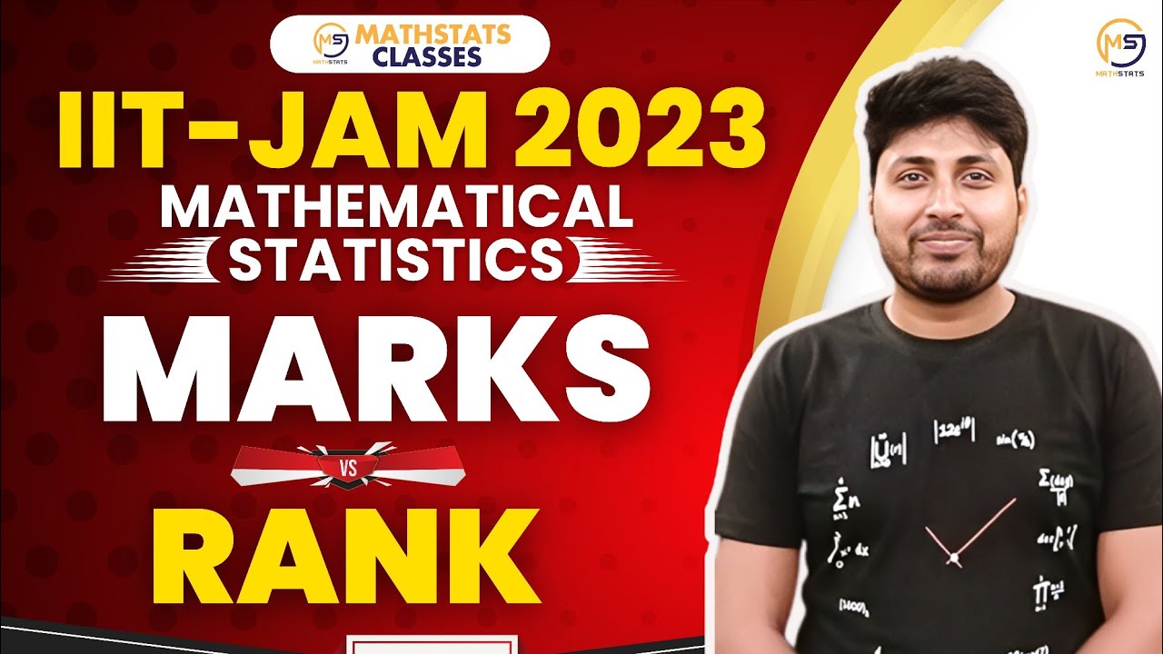 Marks Vs Rank Mapping | IIT JAM MS 2023 MS | Mathstats @8810409392 Mathstats@8810409392