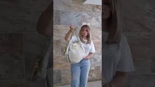 Bolsa Steve Madden Hobo Crossbody Color Avena 🤍 Elegante + Monedero Incluido