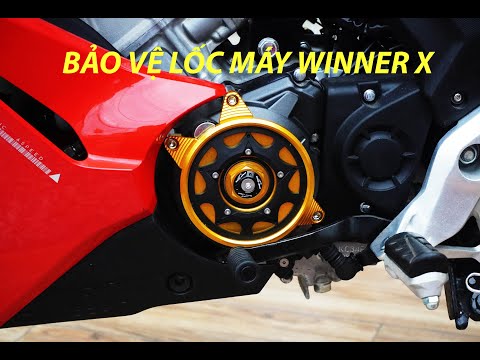 Video Winner X độ bảo vệ lốc máy CNC Shark Power | Sơn Cave... - youtube
