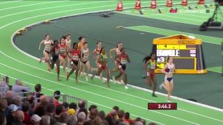 135 Genzebe Dibaba wins Women's 3000m Final   IAAF WIC in Portland 2016