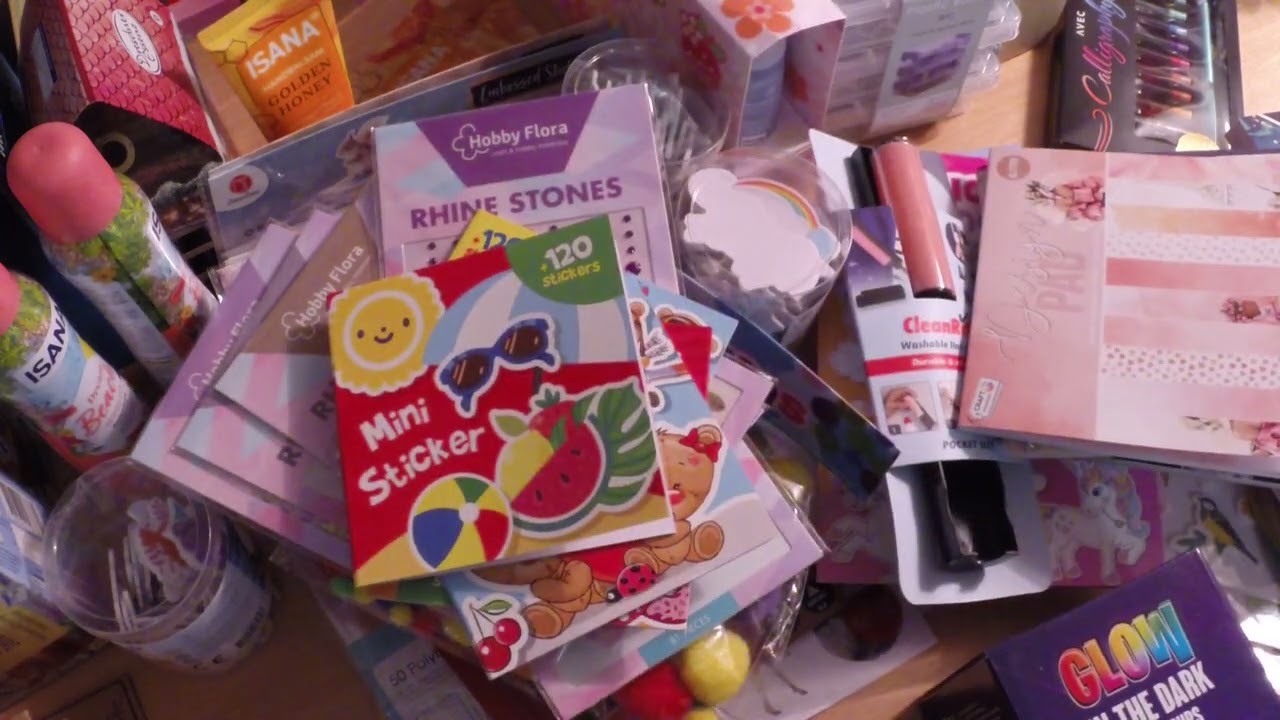 XL Action Haul #1 Dezember 2023 Januar 2024 und Rossmann Basteln, Papier, Sticker, Kosmetik und mehr