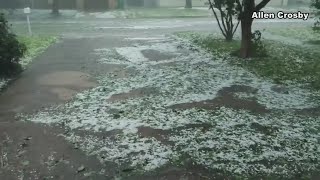 Storms bring hail to Central Texas