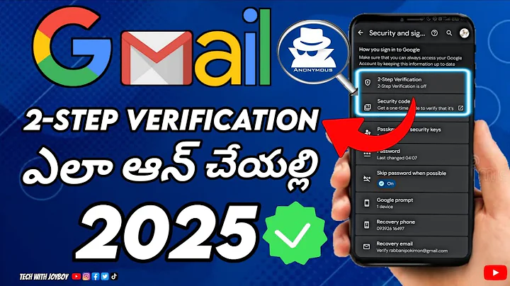 How To Enable Gmail 2-Step Verification Step By Step Process