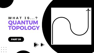 Part 20 Of What Isquantum Topology? Daniel Tubbenhauer