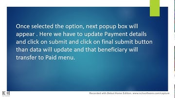 Updating of External(PFMS) payment details in Nikshay