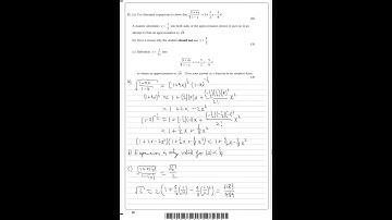 Edexcel 2018 A-Level Maths Paper 1 | Q11 Binomial Expansion | #maths #exam #edexcel