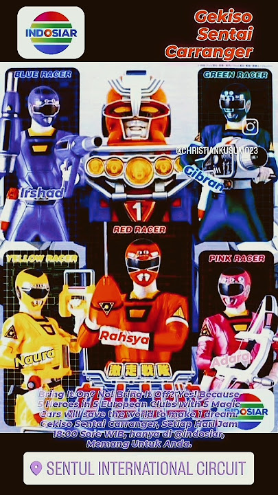 Gekiso Sentai Carranger di Indosiar, Memang Untuk Anda