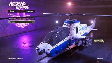 Saints Row - Tornado Attack Helicopter Location & Customization Guide