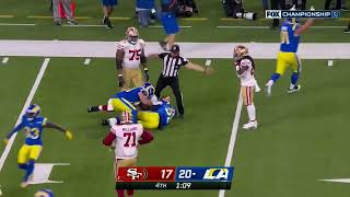 RAMS GAMEWINNING INTERCEPTION TO SEND THEM TO THE SUPER BOWL (NFC CHAMPIONSHIP)