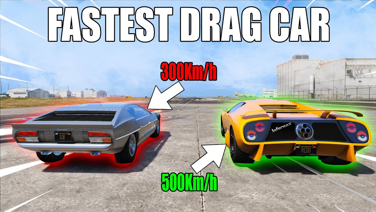 Fastest Drag Car in Gta Online!!! (Speed Glitch) YouTube