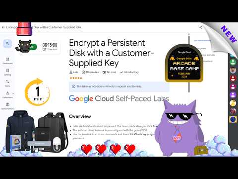 Encrypt a Persistent Disk with a Customer-Supplied Key  #2025 | #|#qwiklabs |#Solution