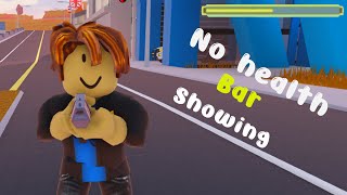 no health bar showing bug