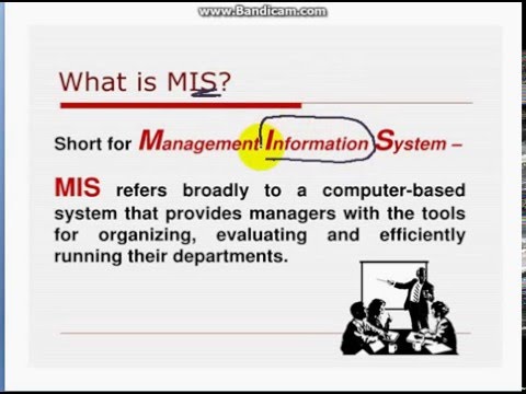 management information system คืออะไร  New 2022  MIS BASIC CONCEPTS