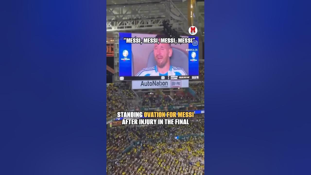 🐐Standing Ovation For Messi After Injury In The Final | Copa America 2024 🐐Standing Ovation For Messi After Injury In The Final | Copa America 2024