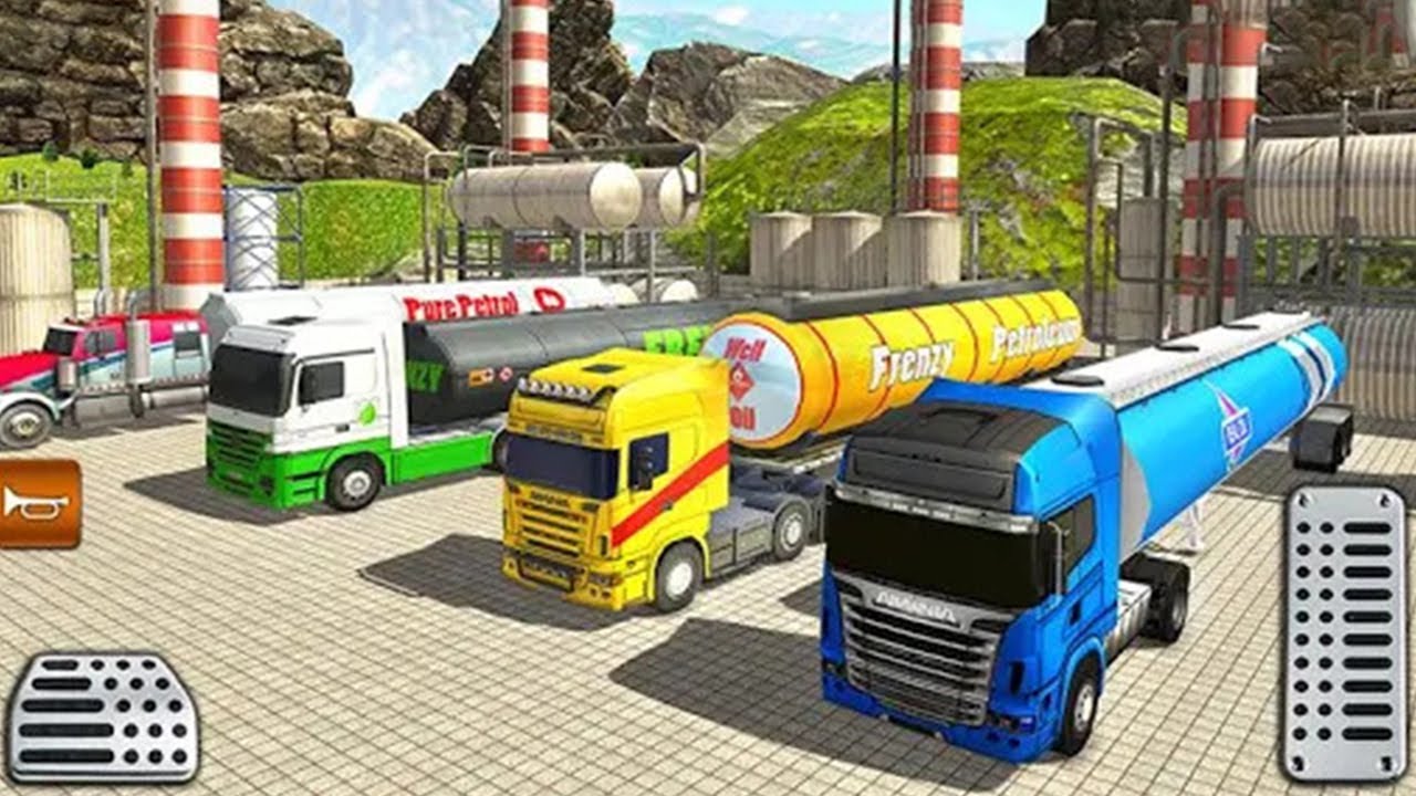 Offroad Long Oil Tanker Truck Transport Driver । Oil Tanker Truck