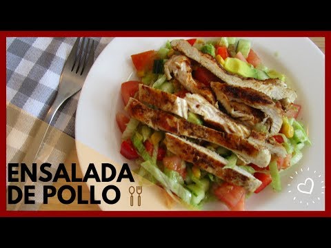 Video: Cómo Hacer Una Ensalada De Pollo Dietética