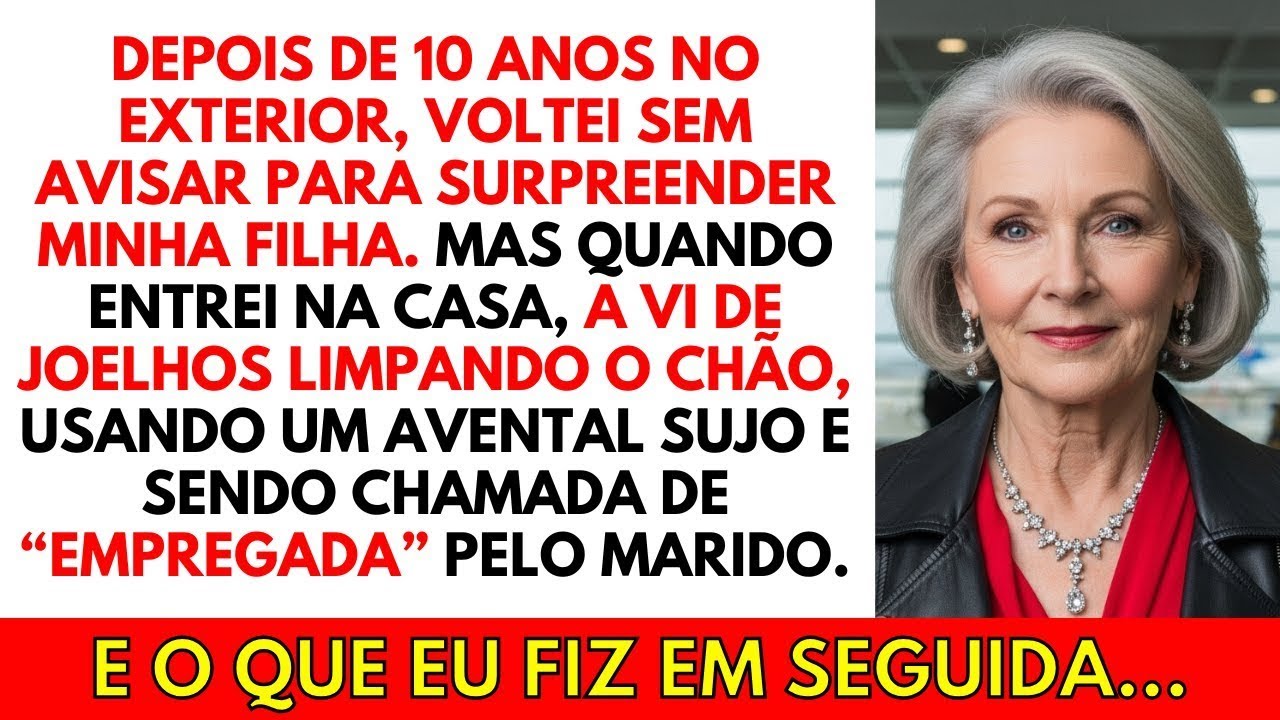 Voltei depois de 10 anos    e descobri que minha filha era EMPREGADA na casa que eu deixei para e