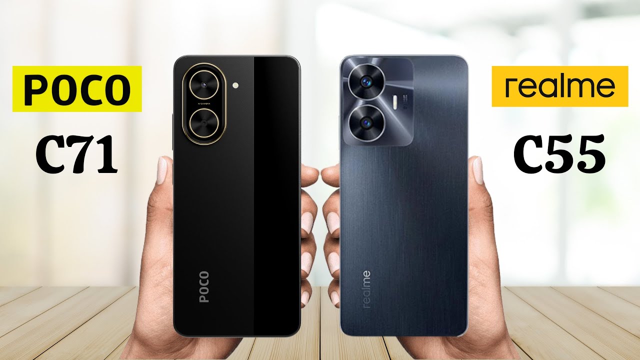 Poco C71 Vs Realme C55 - Full Comparison 2025 - YouTube