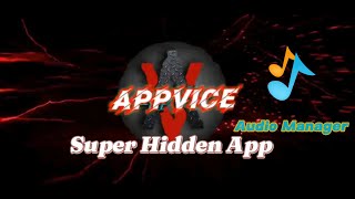 Audio Manager Super Hidden App | Media and App Hide |#smartphone #app #hidden @AppVice-SL  screenshot 2