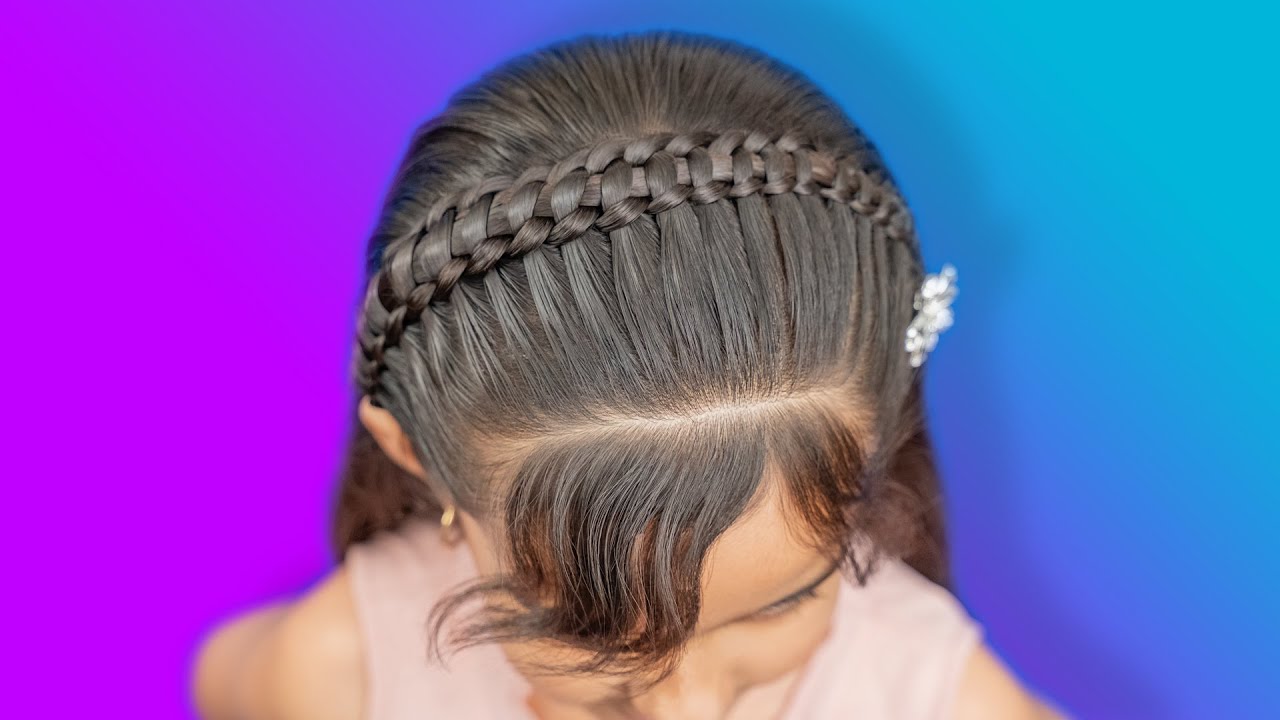 Hermosa Trenza Pasa Cinta En Diadema Para Principiantes