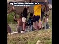 WATCH OUT! Tent coming down