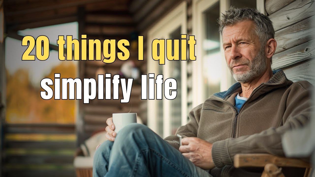 20 Things I Quit to Simplify My Life ~ Minimalism, Slow Simple Living