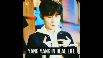 #yangyang  drama vs real life